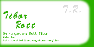 tibor rott business card
